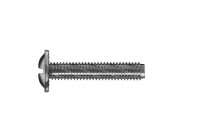 Button serrated head self-tapping metal screw