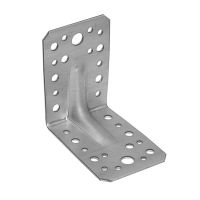 Angle bracket with reinforcement