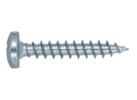 Serrated pan head sheet metal screw 