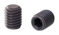 Hex socket set screw with flat point
